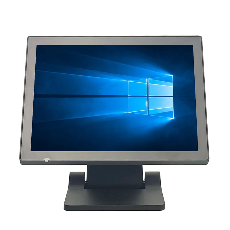 1024*768 Resolution 15 Inch Capacitive Touch Pos System  True Flat Screen 15Inch Intel Core I3 All in One Cash Register Machine